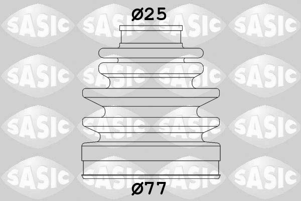 Sasic 9004646 - Faltenbalg, Antriebswelle alexcarstop-ersatzteile.com