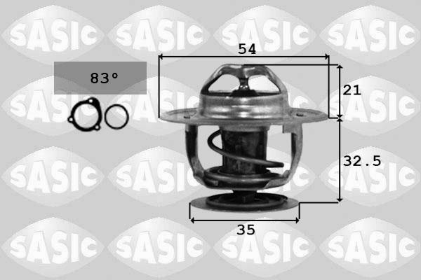 Sasic 9000066 - Thermostat, Kühlmittel alexcarstop-ersatzteile.com