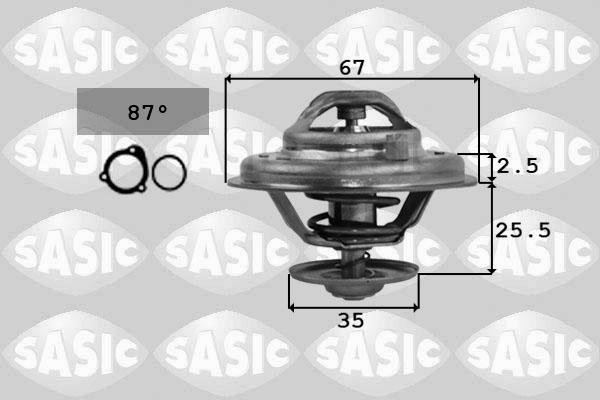 Sasic 9000167 - Thermostat, Kühlmittel alexcarstop-ersatzteile.com