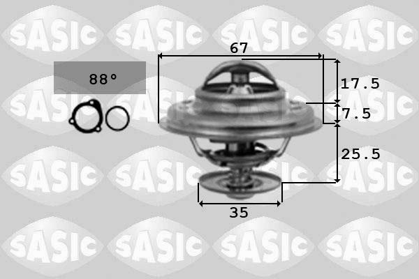 Sasic 9000335 - Thermostat, Kühlmittel alexcarstop-ersatzteile.com