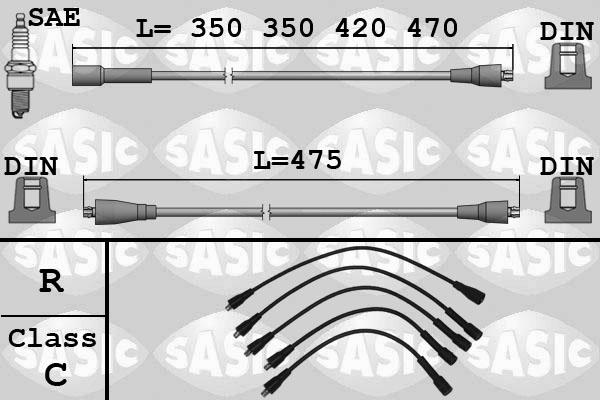 Sasic 9284016 - Zündleitungssatz alexcarstop-ersatzteile.com