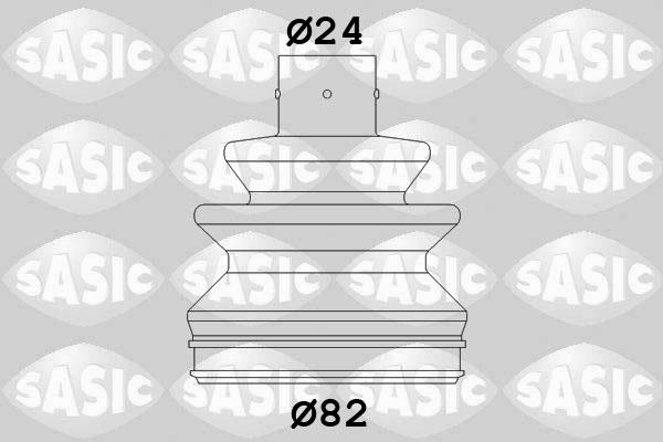 Sasic 4003448 - Faltenbalg, Antriebswelle alexcarstop-ersatzteile.com