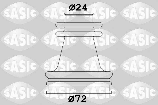 Sasic 4003462 - Faltenbalg, Antriebswelle alexcarstop-ersatzteile.com