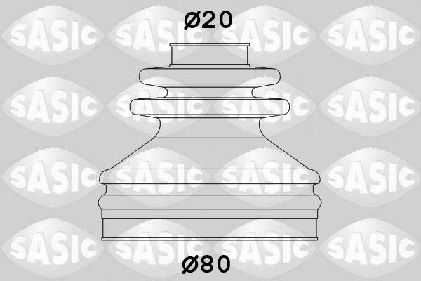 Sasic 4003467 - Faltenbalg, Antriebswelle alexcarstop-ersatzteile.com