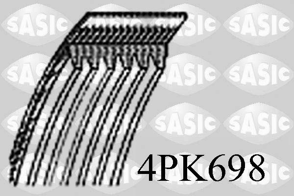 Sasic 4PK698 - Keilrippenriemen alexcarstop-ersatzteile.com