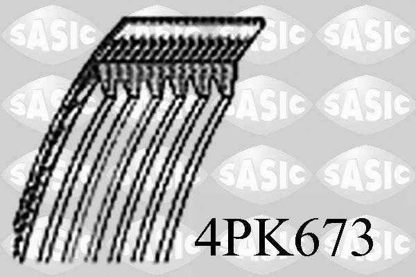 Sasic 4PK673 - Keilrippenriemen alexcarstop-ersatzteile.com