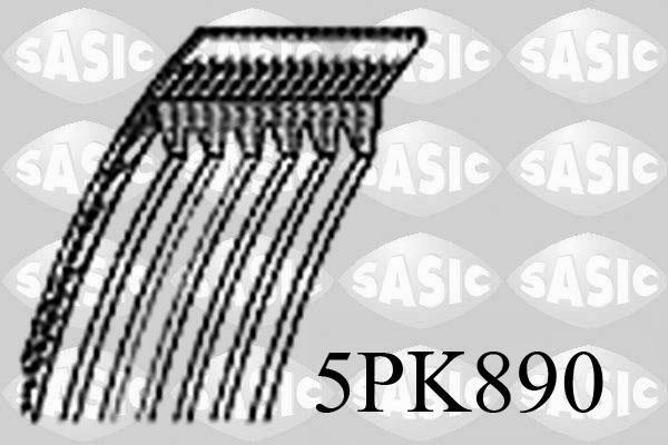 Sasic 5PK890 - Keilrippenriemen alexcarstop-ersatzteile.com