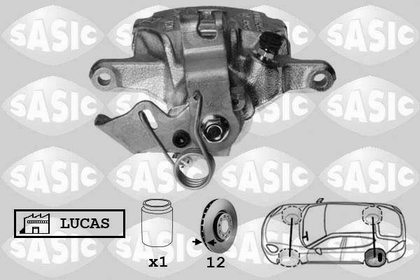 Sasic 6504032 - Bremssattel alexcarstop-ersatzteile.com