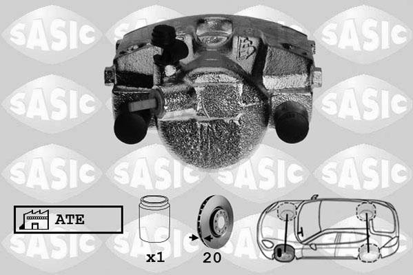 Sasic 6506020 - Bremssattel alexcarstop-ersatzteile.com