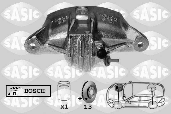 Sasic 6500015 - Bremssattel alexcarstop-ersatzteile.com