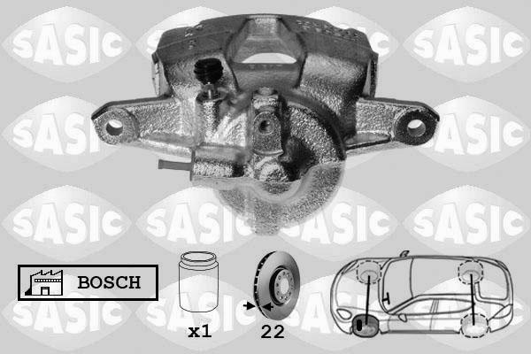 Sasic 6500038 - Bremssattel alexcarstop-ersatzteile.com