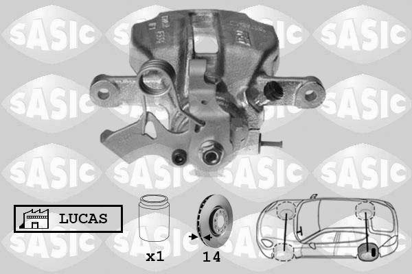 Sasic 6500076 - Bremssattel alexcarstop-ersatzteile.com