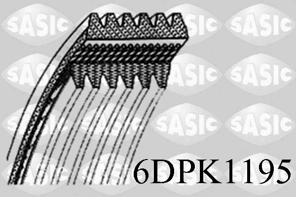 Sasic 6DPK1195 - Keilrippenriemen alexcarstop-ersatzteile.com