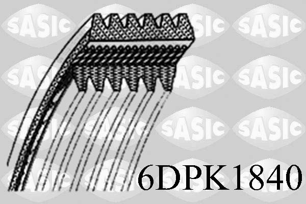 Sasic 6DPK1840 - Keilrippenriemen alexcarstop-ersatzteile.com