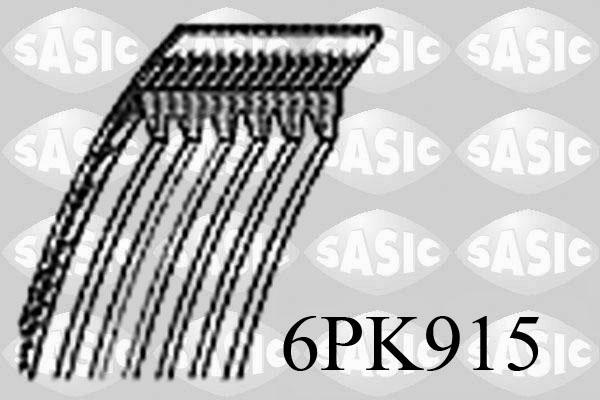 Sasic 6PK915 - Keilrippenriemen alexcarstop-ersatzteile.com