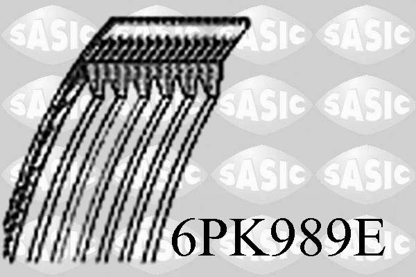 Sasic 6PK989E - Keilrippenriemen alexcarstop-ersatzteile.com