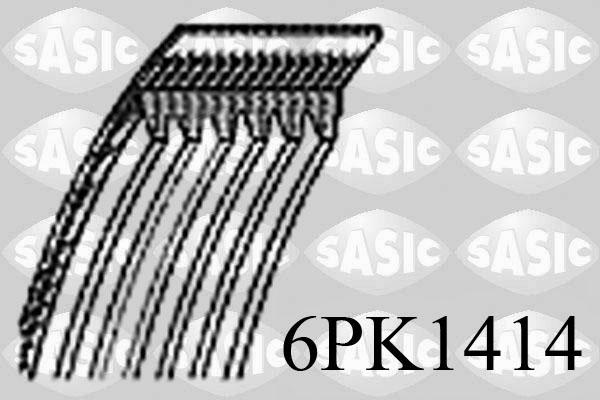 Sasic 6PK1414 - Keilrippenriemen alexcarstop-ersatzteile.com