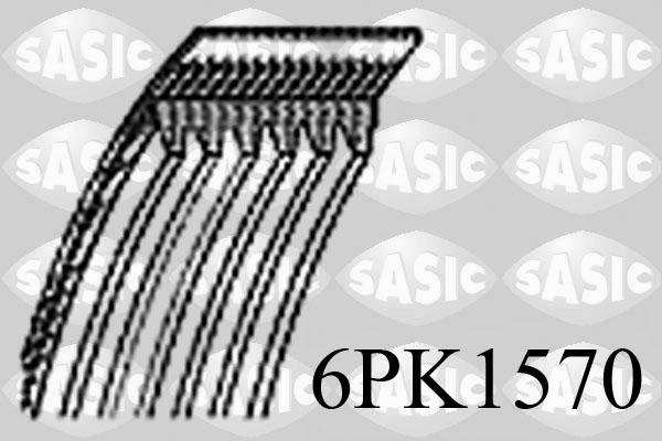 Sasic 6PK1570 - Keilrippenriemen alexcarstop-ersatzteile.com