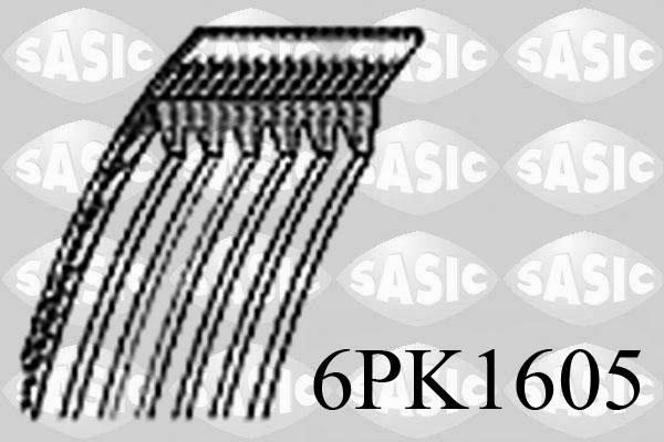 Sasic 6PK1605 - Keilrippenriemen alexcarstop-ersatzteile.com