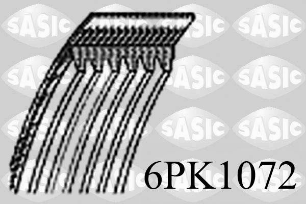 Sasic 6PK1072 - Keilrippenriemen alexcarstop-ersatzteile.com