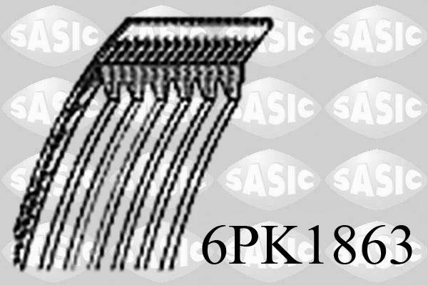 Sasic 6PK1863 - Keilrippenriemen alexcarstop-ersatzteile.com