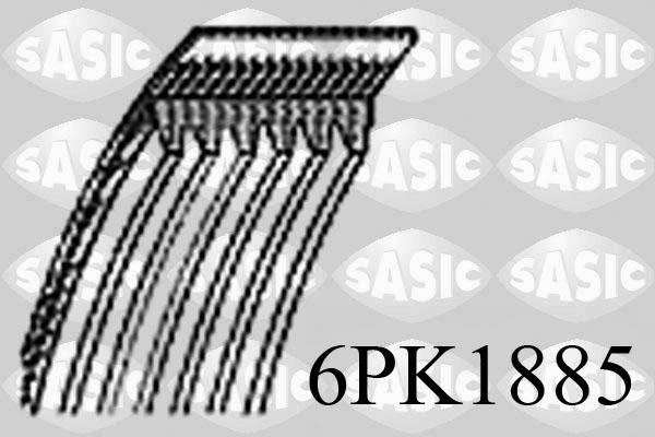 Sasic 6PK1885 - Keilrippenriemen alexcarstop-ersatzteile.com