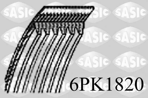 Sasic 6PK1820 - Keilrippenriemen alexcarstop-ersatzteile.com