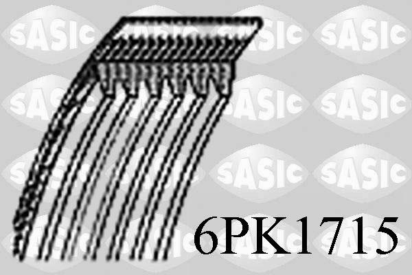 Sasic 6PK1715 - Keilrippenriemen alexcarstop-ersatzteile.com