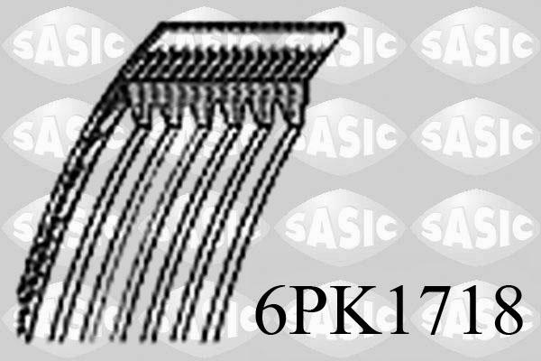 Sasic 6PK1718 - Keilrippenriemen alexcarstop-ersatzteile.com