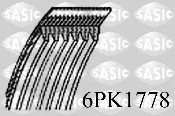 Sasic 6PK1778 - Keilrippenriemen alexcarstop-ersatzteile.com