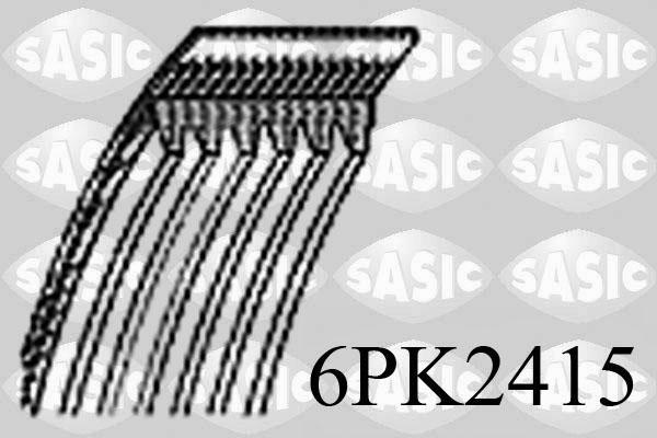 Sasic 6PK2415 - Keilrippenriemen alexcarstop-ersatzteile.com