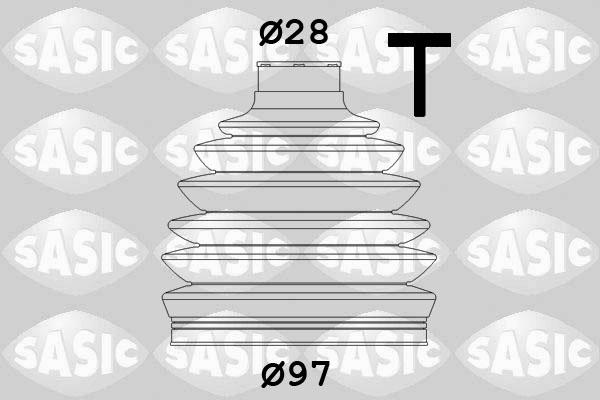 Sasic 1906061 - Faltenbalg, Antriebswelle alexcarstop-ersatzteile.com