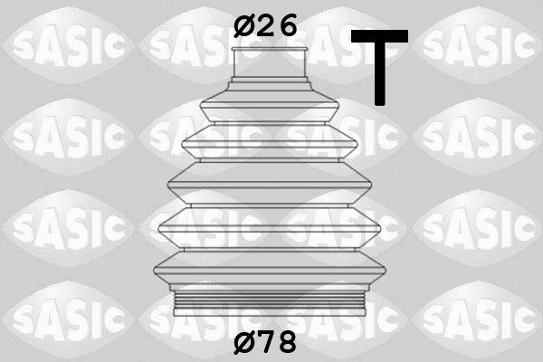 Sasic 1906021 - Faltenbalg, Antriebswelle alexcarstop-ersatzteile.com