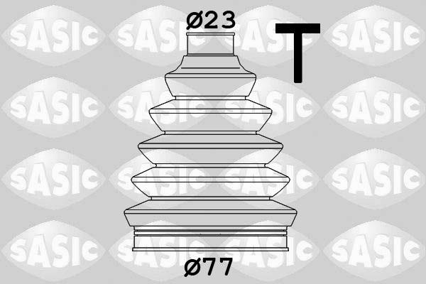 Sasic 1900008 - Faltenbalg, Antriebswelle alexcarstop-ersatzteile.com