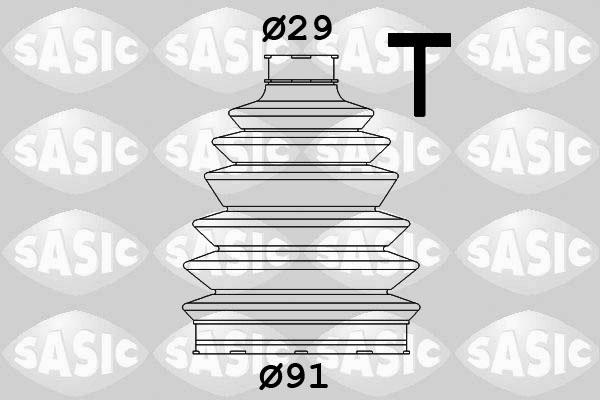 Sasic 1900007 - Faltenbalg, Antriebswelle alexcarstop-ersatzteile.com