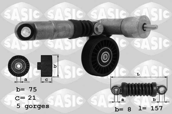 Sasic 1626047 - Riemenspanner, Keilrippenriemen alexcarstop-ersatzteile.com