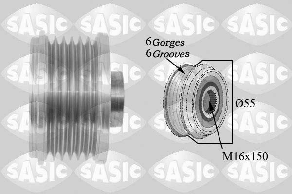 Sasic 1674007 - Riemenscheibe, Generator alexcarstop-ersatzteile.com