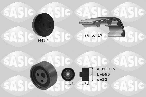 Sasic 1754003 - Zahnriemensatz alexcarstop-ersatzteile.com