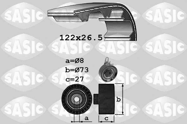 Sasic 1756041 - Zahnriemensatz alexcarstop-ersatzteile.com