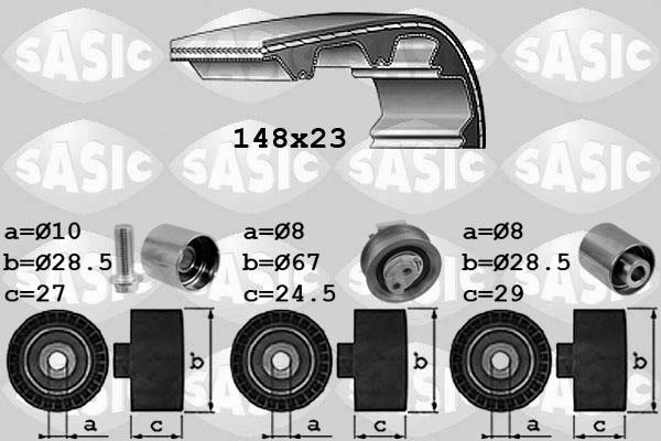 Sasic 1756047 - Zahnriemensatz alexcarstop-ersatzteile.com