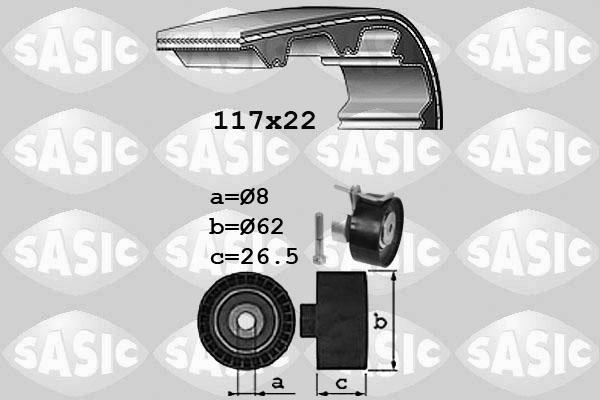 Sasic 1756069 - Zahnriemensatz alexcarstop-ersatzteile.com