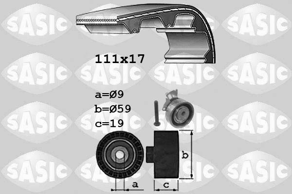 Sasic 1756061 - Zahnriemensatz alexcarstop-ersatzteile.com