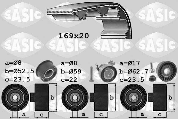 Sasic 1756067 - Zahnriemensatz alexcarstop-ersatzteile.com