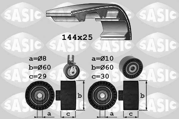 Sasic 1756084 - Zahnriemensatz alexcarstop-ersatzteile.com