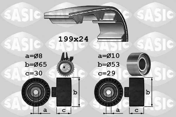 Sasic 1756028 - Zahnriemensatz alexcarstop-ersatzteile.com