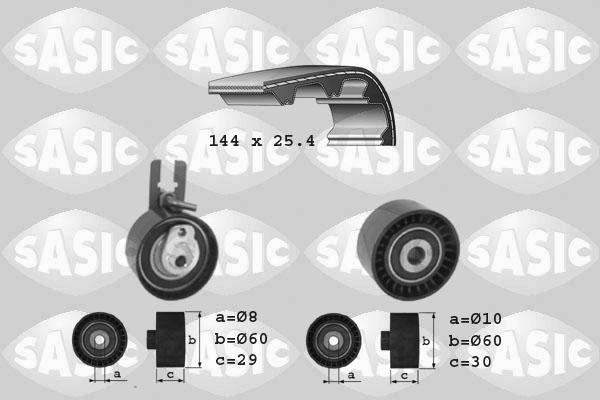 Sasic 1750017 - Zahnriemensatz alexcarstop-ersatzteile.com