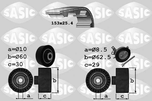 Sasic 1750029 - Zahnriemensatz alexcarstop-ersatzteile.com