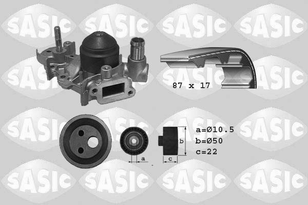 Sasic 3904009 - Wasserpumpe + Zahnriemensatz alexcarstop-ersatzteile.com