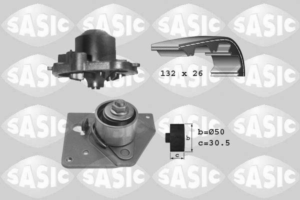 Sasic 3904007 - Wasserpumpe + Zahnriemensatz alexcarstop-ersatzteile.com