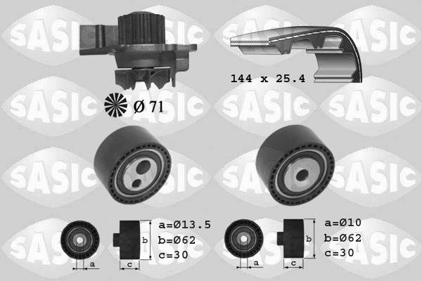 Sasic 3900027 - Wasserpumpe + Zahnriemensatz alexcarstop-ersatzteile.com